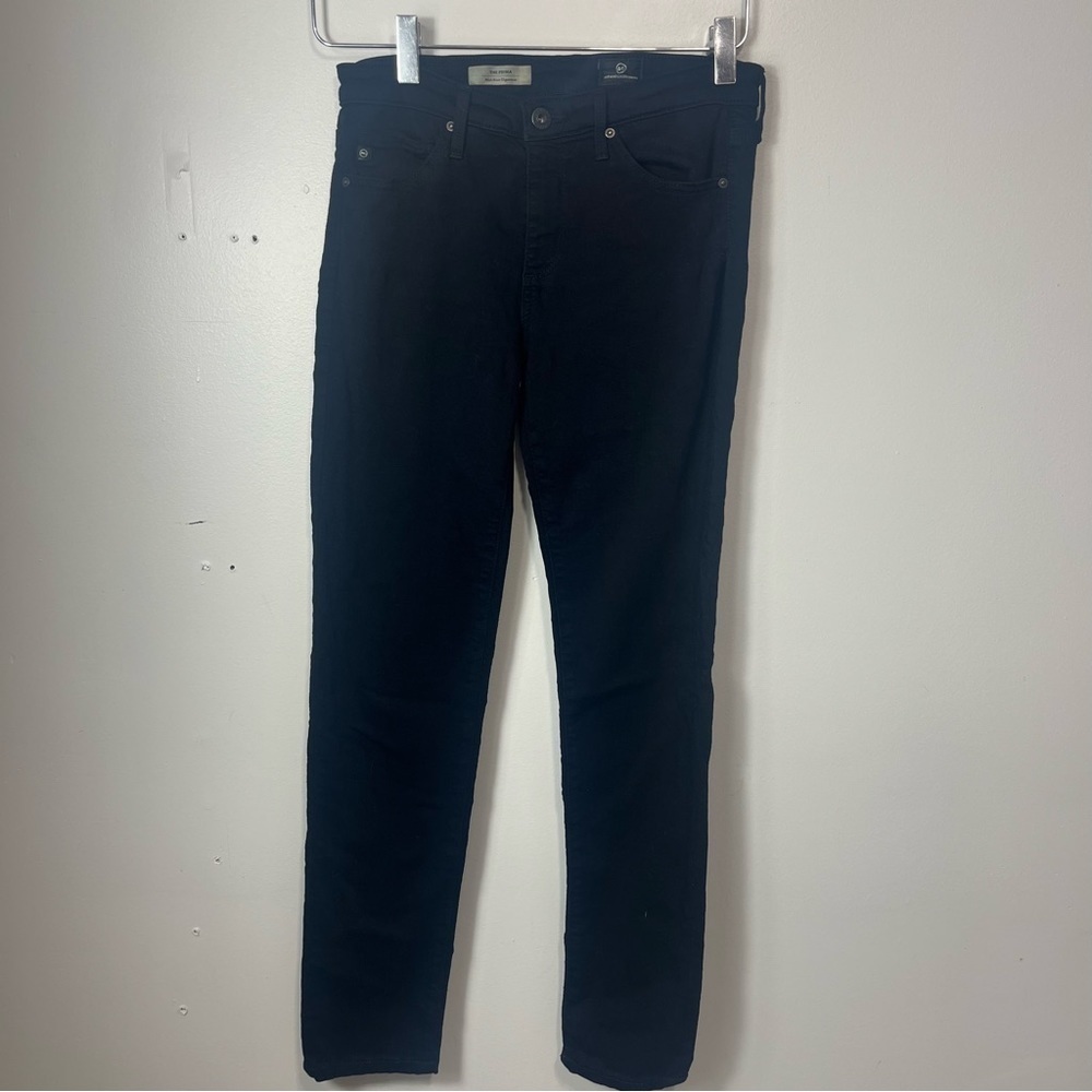 AG Black The Prima Mid-Rise Cigarette Jean size 25 R 1737